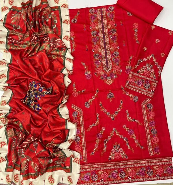Zara Shahjahan Lawn Collection 2025 – 3PC Embroidered Lawn Suit - Image 4